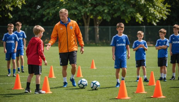 Préparer un entraînement de football pour jeunes